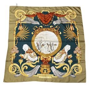 Salvatore Ferragamo Silk Scarf with Penguins and Seals